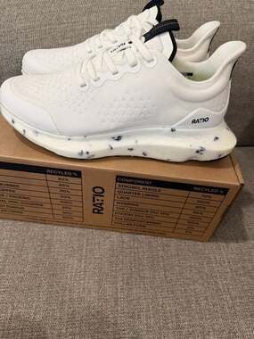 RATIO Camino:01 Women's Running Shoes Purity White Size 7